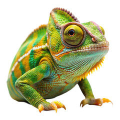 Obraz premium chameleon isolated on white background