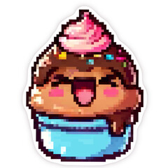 PIXEL SOUFFLE STICKER