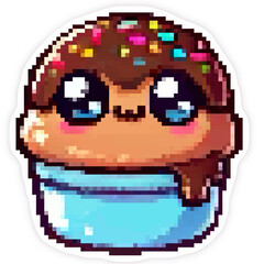PIXEL SOUFFLE STICKER