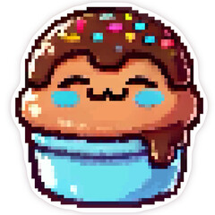 PIXEL SOUFFLE STICKER
