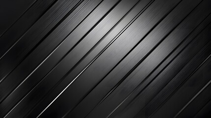 Obraz premium Diagonal metal bars forming a modern dark abstract background