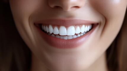 Woman Smiling After Dental Treatment