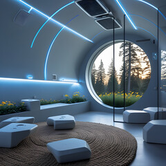 This ultra-modern architectural marvel blends seamless design with advanced technology, creating a future-ready living space where comfort is invisible yet omnipresent.