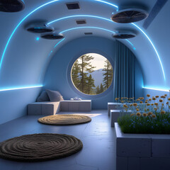 This ultra-modern architectural marvel blends seamless design with advanced technology, creating a future-ready living space where comfort is invisible yet omnipresent.