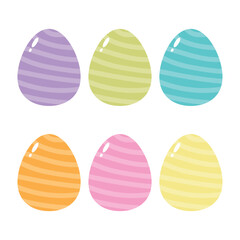 Colorful Easters eggs