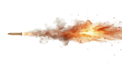 A bullet trace isolated on Cutout background.PNG