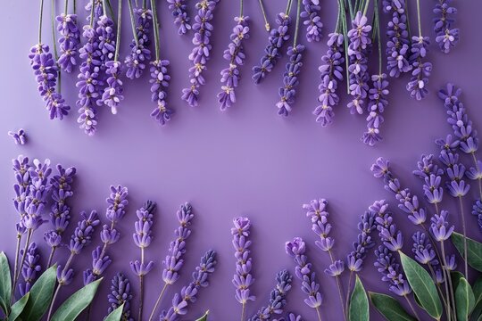Serene Lavender Background for a Tranquil Holiday Announcement