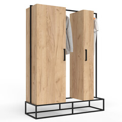 furniture for hallways and dressing rooms, shelves, hangers