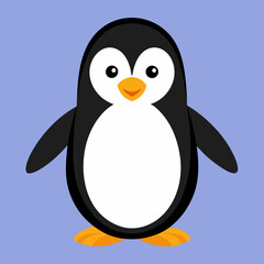 Obraz premium Cute Penguin Vector Illustration – High-Quality Digital Graphic Design File