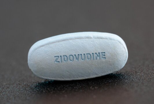Zidovudine An antiretroviral used to treat HIV.