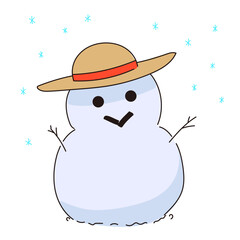 麦わら帽子は冬に買え