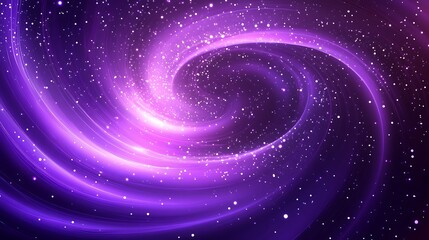 Fototapeta premium Purple Cosmic Spiral Vortex