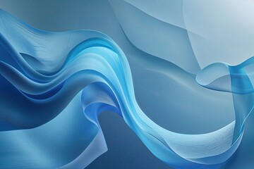Soft Azure Background with Gentle Flow Design and Clarity in Texture