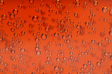 Refreshing soda water as background, closeup view