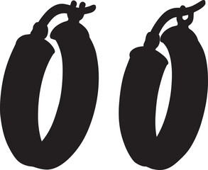 illustration of a silhouette of a ring