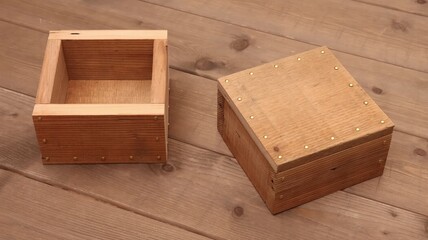 vintage wooden box