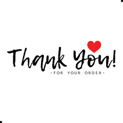 Thank You for Your Order. Elegant Thank You for Your Order Design with Stylish Graphics. Sophisticated Thank You for Your Purchase Image with Modern Elements. Chic Thank You for Your Order Graphic