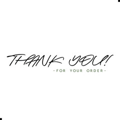 Thank You for Your Order. Elegant Thank You for Your Order Design with Stylish Graphics. Sophisticated Thank You for Your Purchase Image with Modern Elements. Chic Thank You for Your Order Graphic