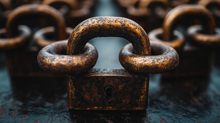 A glowing digital lock icon overlays a futuristic circuit board, symbolizing virtual security, data protection, and encrypted internet safety in a modern, high-tech environment