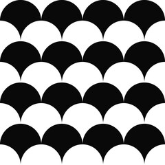 black and white background abstract seamless pattern seamless geometric pattern Triangle, square, circle, heart, grid, black and white, line, flower, leaf