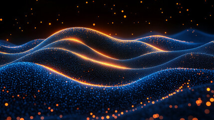 digital funnel representing big data and 5G technology High-speed wireless data transmission and internet connectivity symbolize rapid information flow in cyberspace