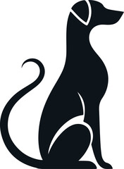 Dog vector silhouettes