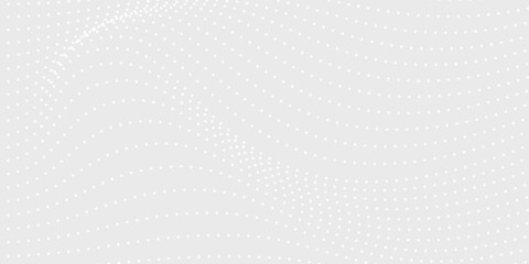 Dot white gray wave light technology texture background. Abstract big data digital concept. 3d rendering.