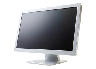 LCD monitor  isolated on white background