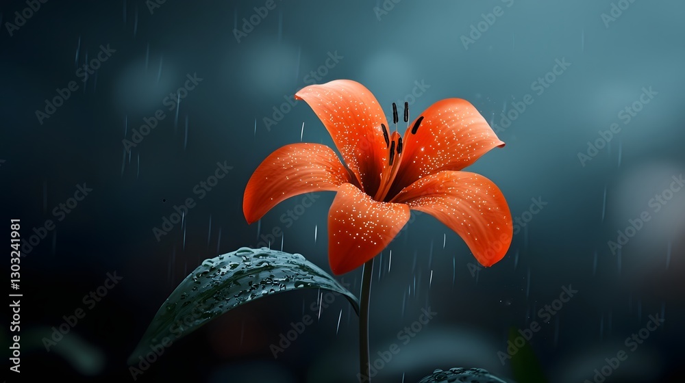 Poster transparent biotech flower displaying real time growth data with futuristic and innovative design a 