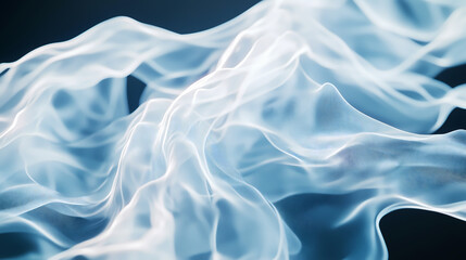 Obraz premium Abstract Flowing Digital Waves Background