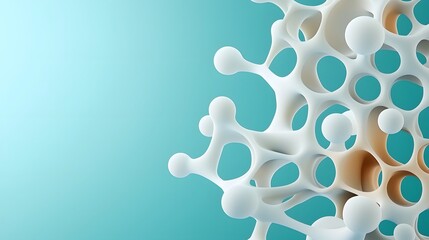 Sustainable nanomaterials derived from natural sources for innovative biomedical applications showcasing intricate microscopic cellular elements luminous geometric filigree