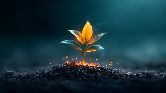 Responsive plant that transforms and glows faintly in reaction to touch a captivating and unique natural phenomenon showcasing the adaptive abilities of living organisms