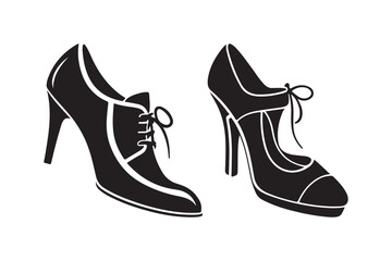 Stylish High Heel Shoe Clipart for Branding, Logos, and Graphics