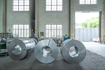 Steel Coil in metal factory