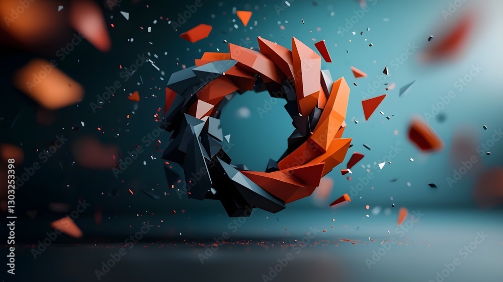 Poster mesmerizing abstract digital background with flowing data streams intricate algorithmic compositions
