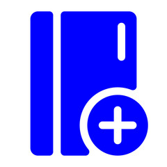 Obraz premium Manage background blue icon pack