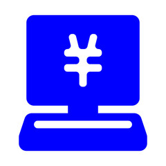 Obraz premium Manage background blue icon pack