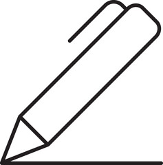 Obraz premium Drawing pencil illustration line icon