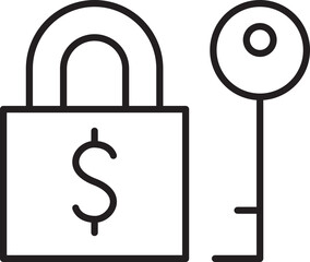 Xylophone musical instrument illustration line icon