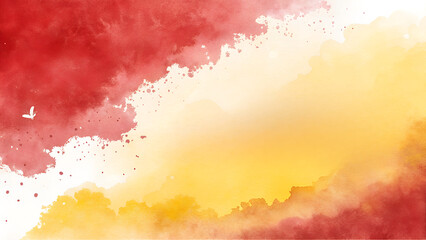 Obraz premium Gradient Background with Copy Space: Transitioning from Deep Red to Soft Yellow, Symbolizing the Fight Against Malaria and the Hope for a Malaria-Free World, Uplifting and Hopeful Atmosphere
