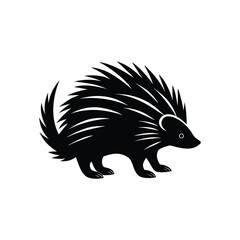 Antelope Silhouette Vector Art | Minimalist Black Antelope Illustration Design