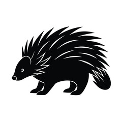 Antelope Silhouette Vector Art | Minimalist Black Antelope Illustration Design