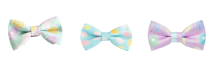 Colorful decorative bows studio product photography vibrant setting close-up