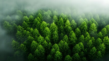 Futuristic biotech forest designed to create natural barriers against extreme weather conditions through innovative sustainable and climate smart technology