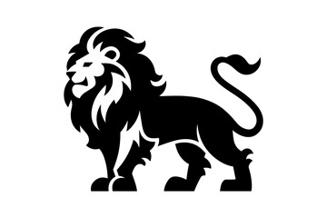 Majestic Lion Silhouette