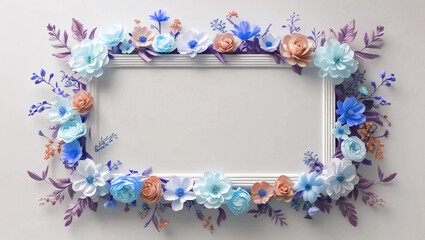 Elegant Floral Frame