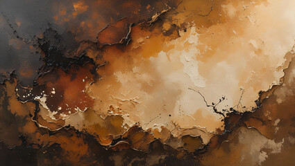 Abstract Earth Textures in Warm Rustic Tones