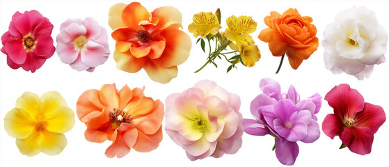 Bunte Tulpenarrangements in verschiedenen Farben für Frühlingsdekoration

