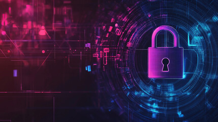 Digital Lock with Futuristic Interface