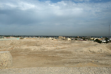 ruins of the old city near the Ark Citadel, Bukhara